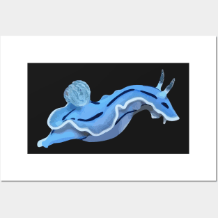 Blue Sea Slug Posters and Art